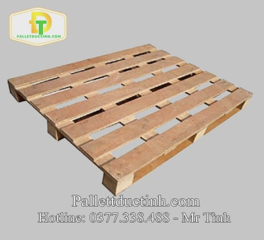 Pallet gỗ 2 hướng nâng tải trọng 1 tấn